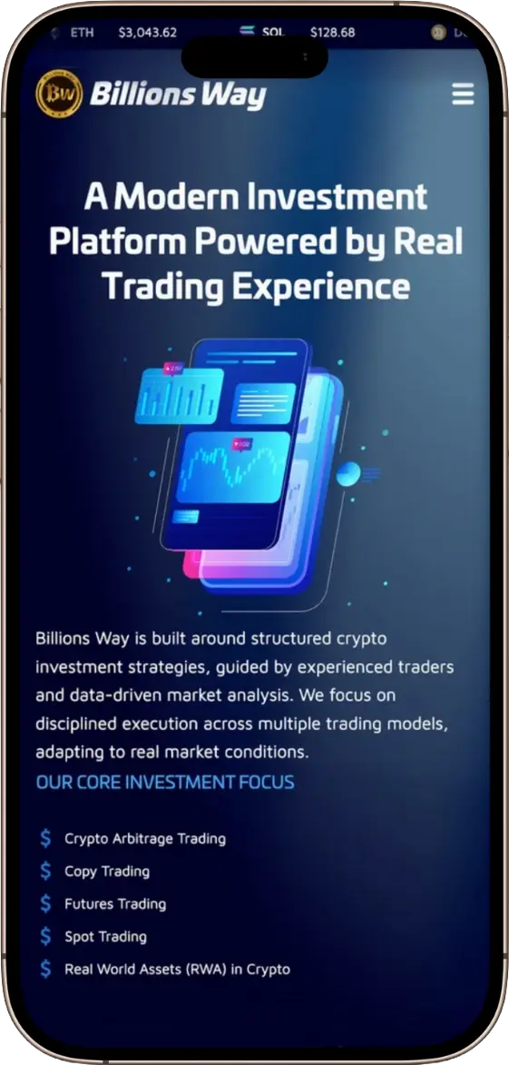 Billions Way Mobile App